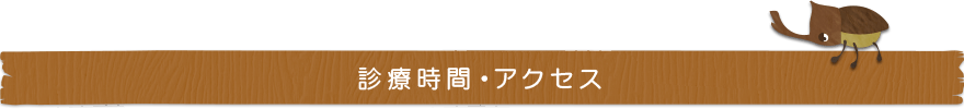 診療時間・アクセス